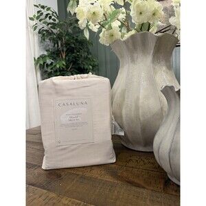 Queen 400 Thread Count Rayon from Bamboo Sheet Set Natural - Casaluna NEW